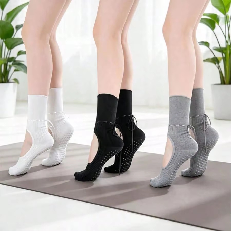 Pilates Yoga Hose - Новые хлопковые носки для йоги с