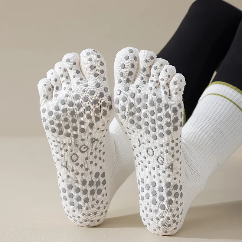 Pilates Yoga Hose - 1 пара новых силиконовых нескользящих носков